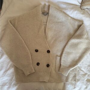 Everlane Cream Cardigan, Size M